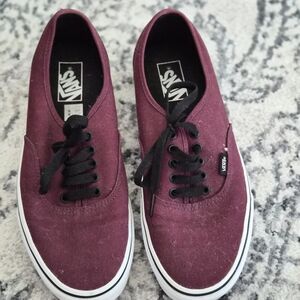 Vans Burgundy Sneakers
